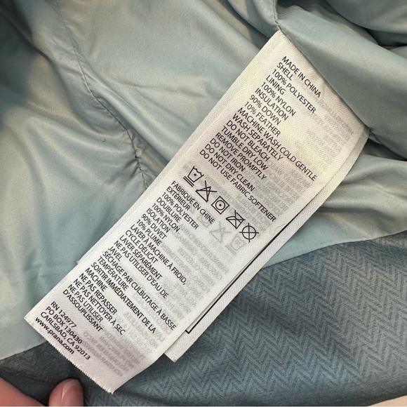 Prana goose down imogen puffer vest in bayou blue - Picture 14 of 14